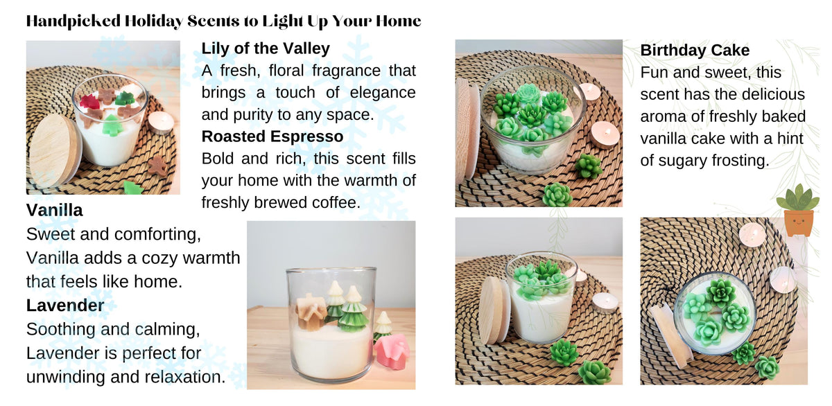 Lavender Scented Soy Candle Gift for Mom - 9.5 oz Wooden Wick