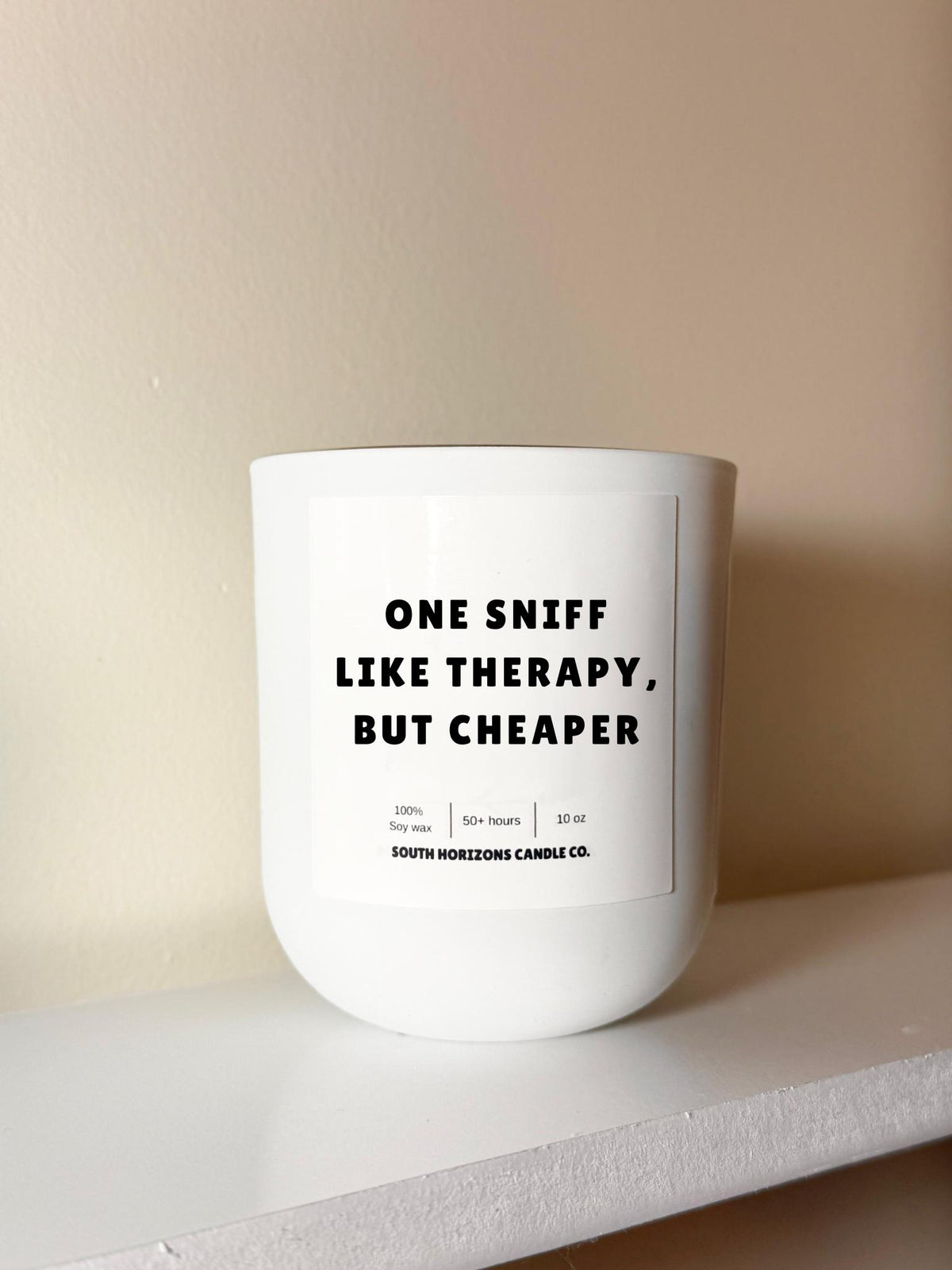 Funny Meme Candle: Hand-Poured Soy Wax with Wooden Wick