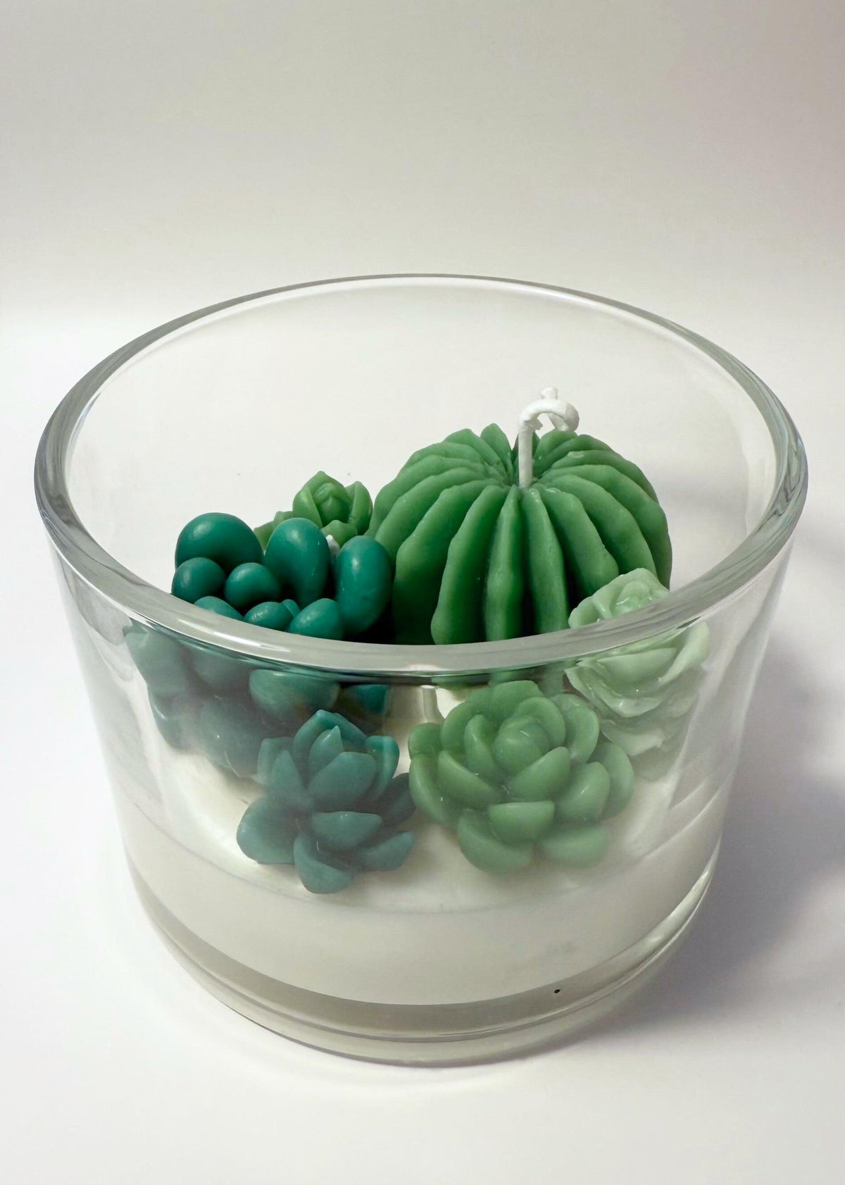 Succulent Terrarium Candle: Hand-Poured Soy Wax Candle