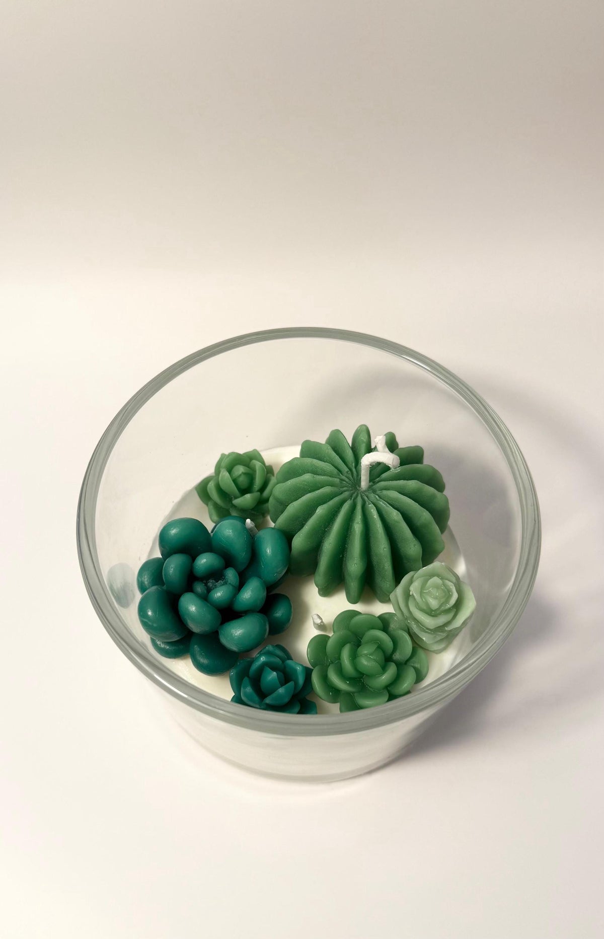 Succulent Terrarium Candle: Hand-Poured Soy Wax Candle