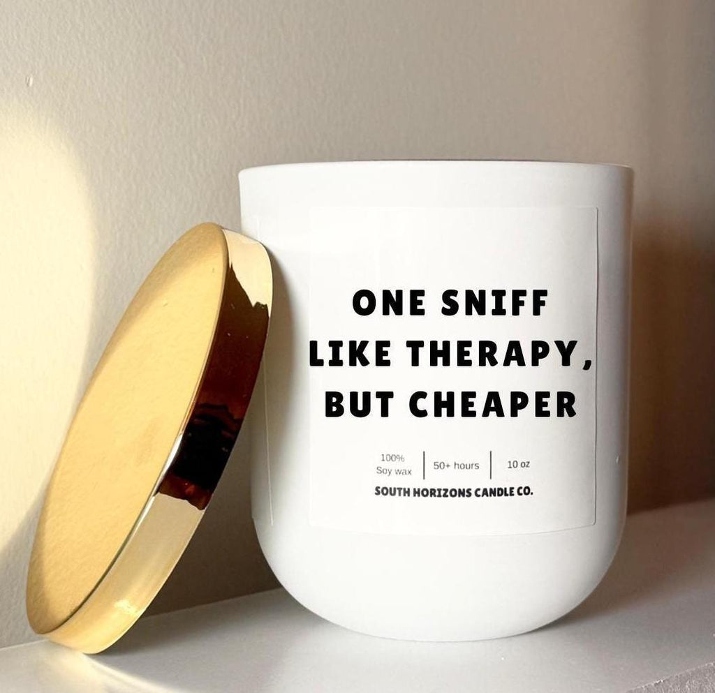 Funny Meme Candle: Hand-Poured Soy Wax with Wooden Wick