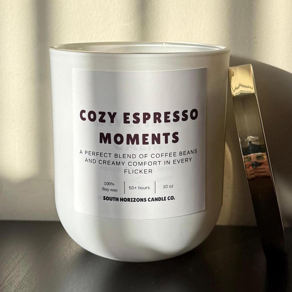 Roasted Espresso Soy Candle | Wooden Wick, Housewarming Gift