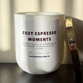 Roasted Espresso Soy Candle | Wooden Wick, Housewarming Gift