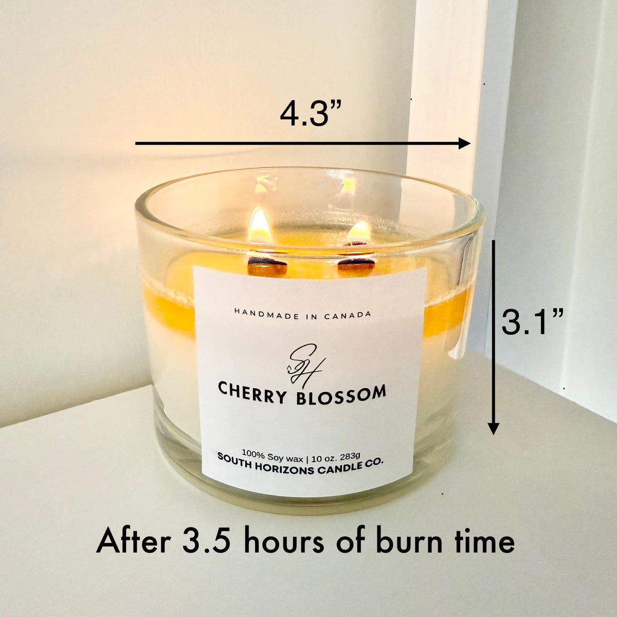 customised Soy Wax Candle | Double Wooden Wick, Hand-Poured Home Fragrance