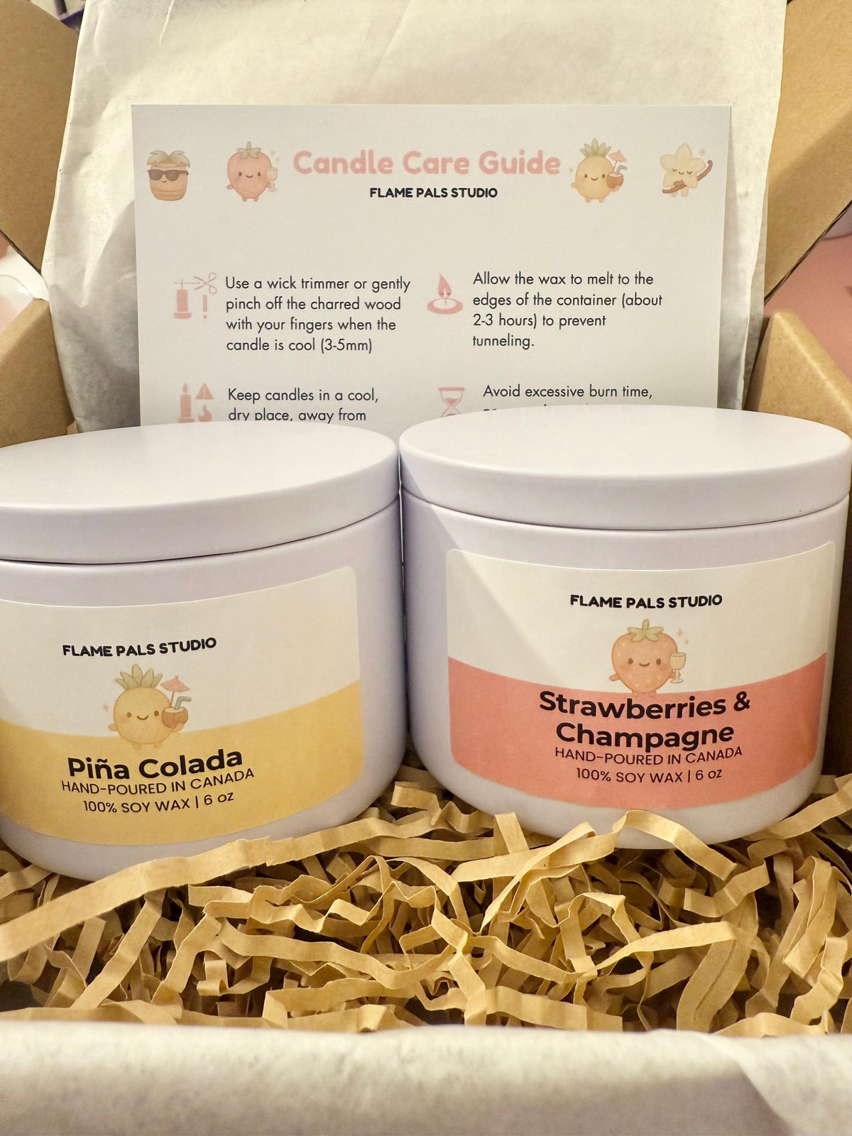 Candle Gift Set:Wooden Wick