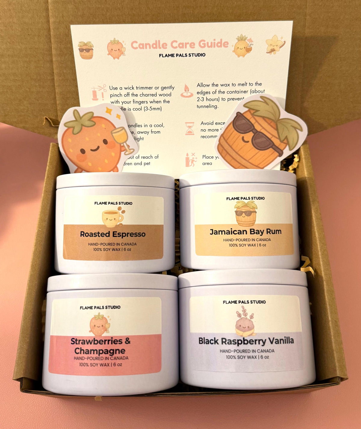 Candle Gift Set:Wooden Wick